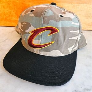 Mitchell And Ness Camouflage Cleveland Caveliers Basketball Hat Baseball Cap
